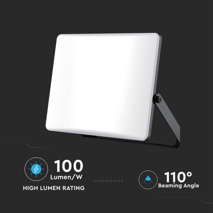 LED Reflektor LED/30W/230V 3000/4000/6500K IP65 fekete