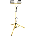 LED reflektor állvánnyal, 2× LED, 30 W, 230 V, 6500 K, IP65, sárga