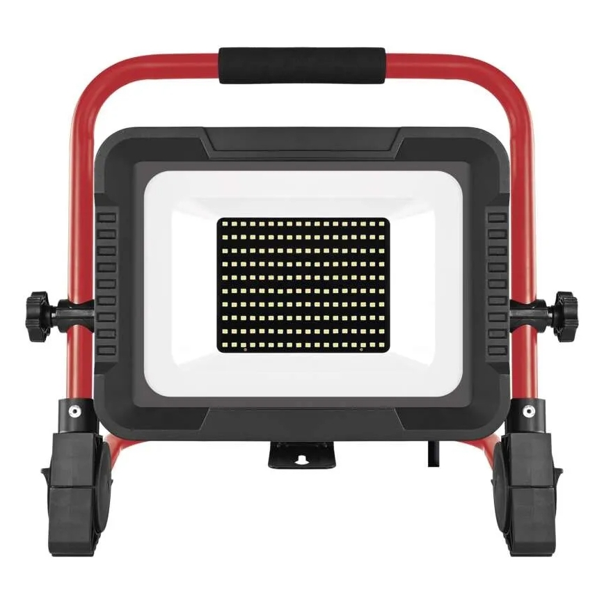 LED reflektor állvánnyal ELION LED/100W/230V 4000K IP65 piros/fekete