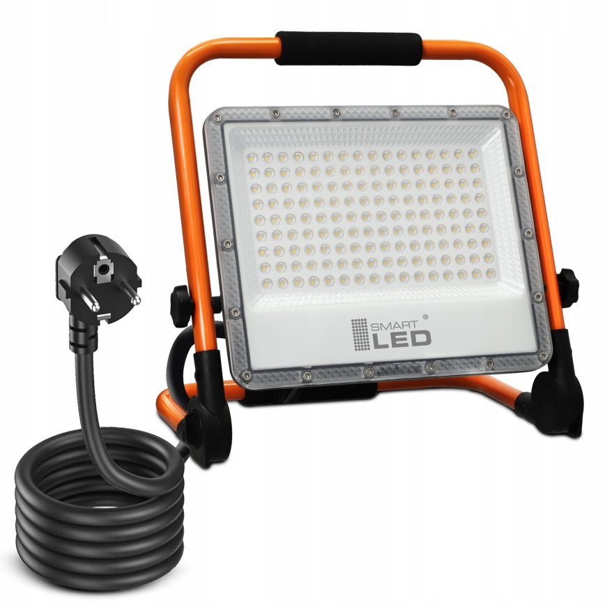 LED-reflektor állvánnyal LED/100W/230V 4500K IP65 narancssárga