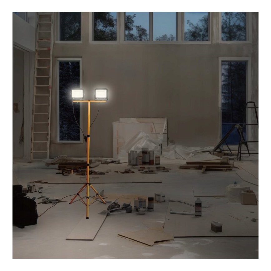 LED Reflektor állvánnyal NOCTIS 2xLED/50W/230V 4000K IP65