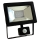 LED Reflektor érzékelővel NOCTIS 2 SMD LED/10W/230V IP44 630lm fekete