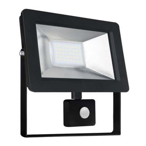 LED Reflektor érzékelővel NOCTIS 2 SMD LED/30W/230V IP44 2050lm fekete
