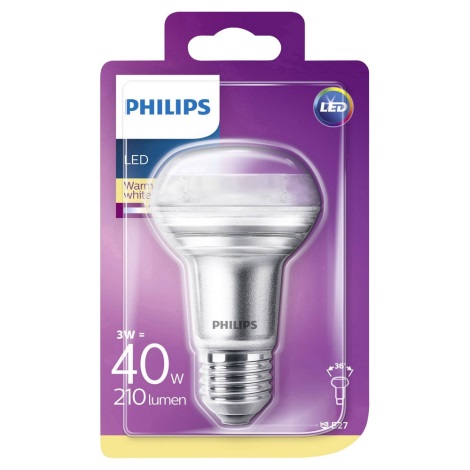 LED Reflektor izzó Philips E27/3W/230V 2700K