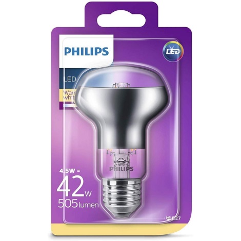 LED Reflektor izzó Philips E27/4,5W/230V