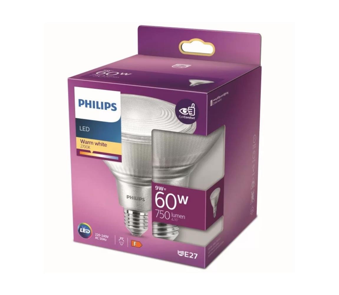 Philips LED Reflektor izzó Philips E27/9W/230V 2700K