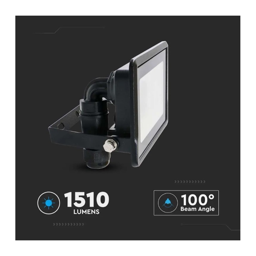 LED Reflektor közvetlen csatlakozással SAMSUNG CHIP LED/20W/230V IP65 6500K