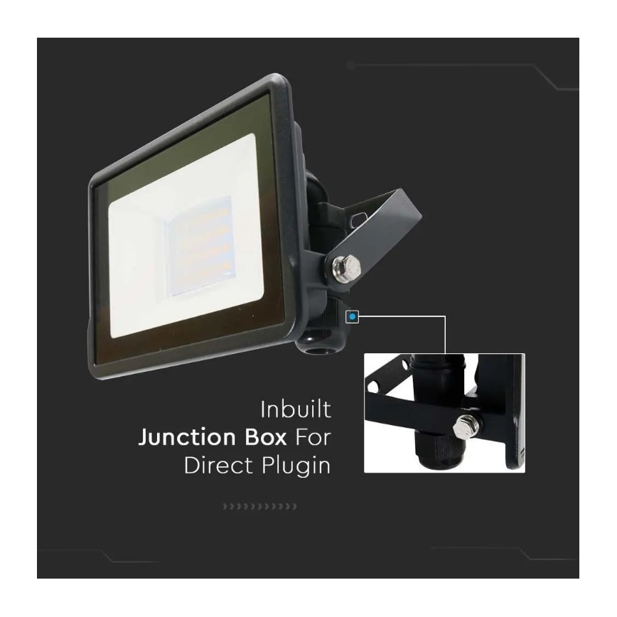 LED Reflektor közvetlen csatlakozással SAMSUNG CHIP LED/20W/230V IP65 6500K