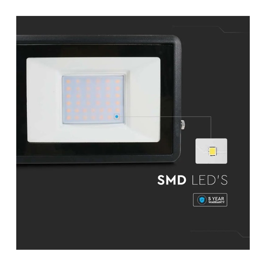 LED Reflektor közvetlen csatlakozással SAMSUNG CHIP LED/30W/230V IP65 6500K