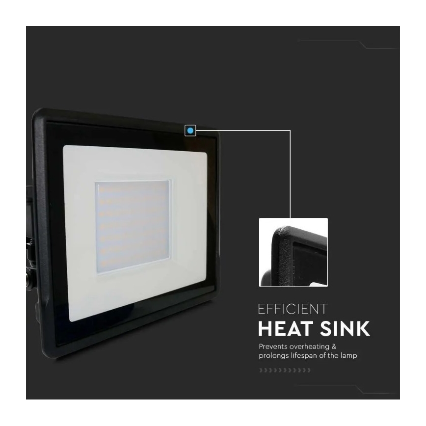 LED Reflektor közvetlen csatlakozással SAMSUNG CHIP LED/50W/230V IP65 6500K