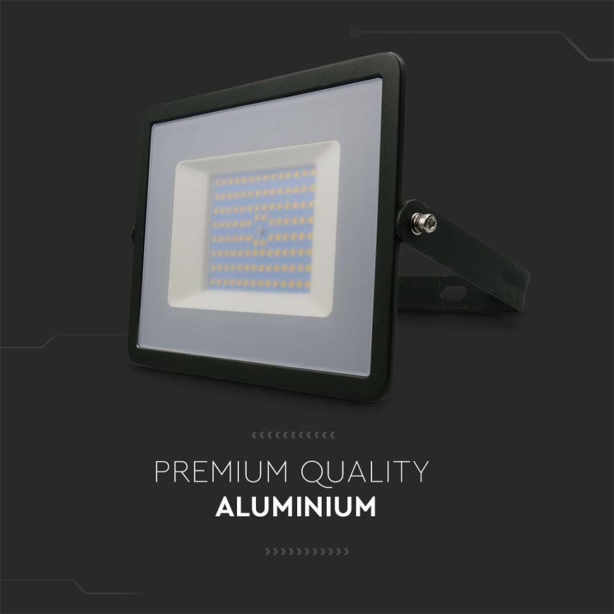 LED Reflektor LED/100W/230V 6500K IP65 fekete
