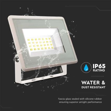 LED Reflektor LED/20W/230V 4000K IP65 fehér