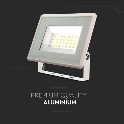 LED Reflektor LED/20W/230V 4000K IP65 fehér