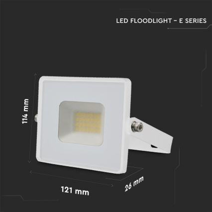 LED Reflektor LED/20W/230V 4000K IP65 fehér