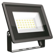 LED Reflektor LED/20W/230V 6500K IP65 fekete