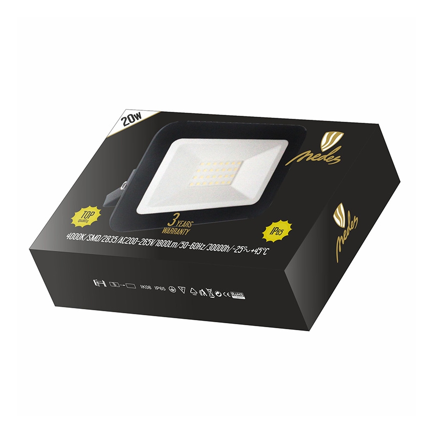 Nedes LF2022 - LED Reflektor LED/20W/230V IP65