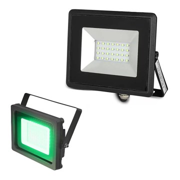LED Reflektor LED/20W/230V IP65 zöld