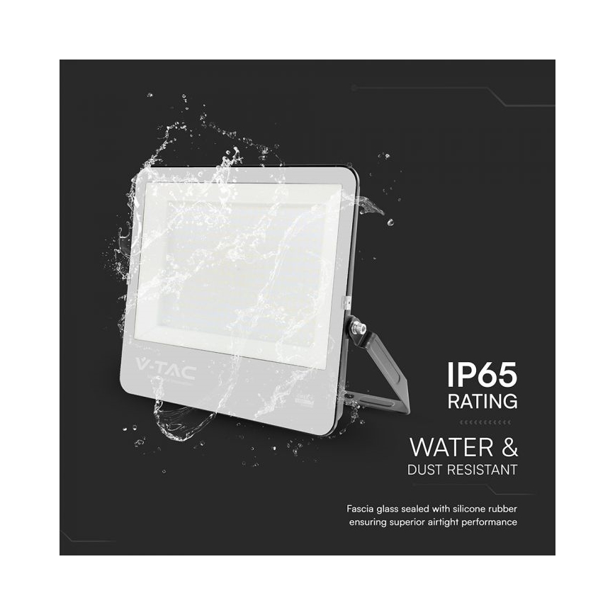 LED reflektor LED/300W/230V 4000K IP65 fekete