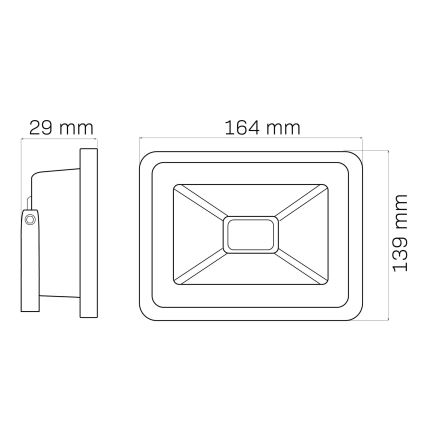 LED reflektor LED/30W/230V