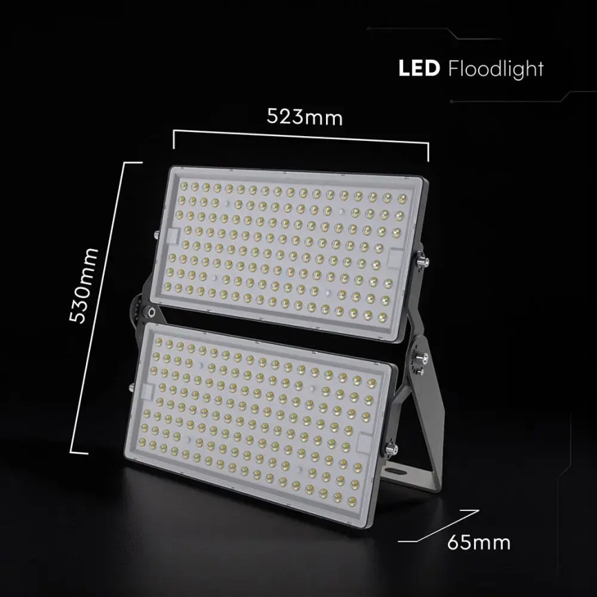 LED reflektor LED/500W/230V 6500K IP65 szürke