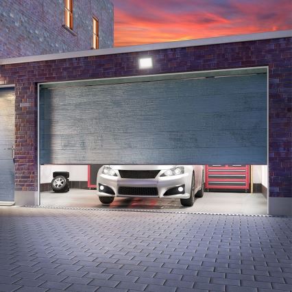 LED Reflektor LED/50W/230V IP65 3000/4000/6500K szürke