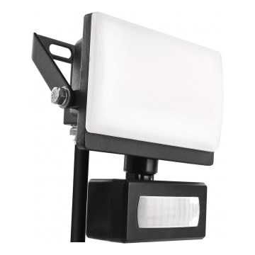 LED reflektor mozgás- és alkonyérzékelővel TAMBO EVO LED/10W/230V 4000K IP44 fekete