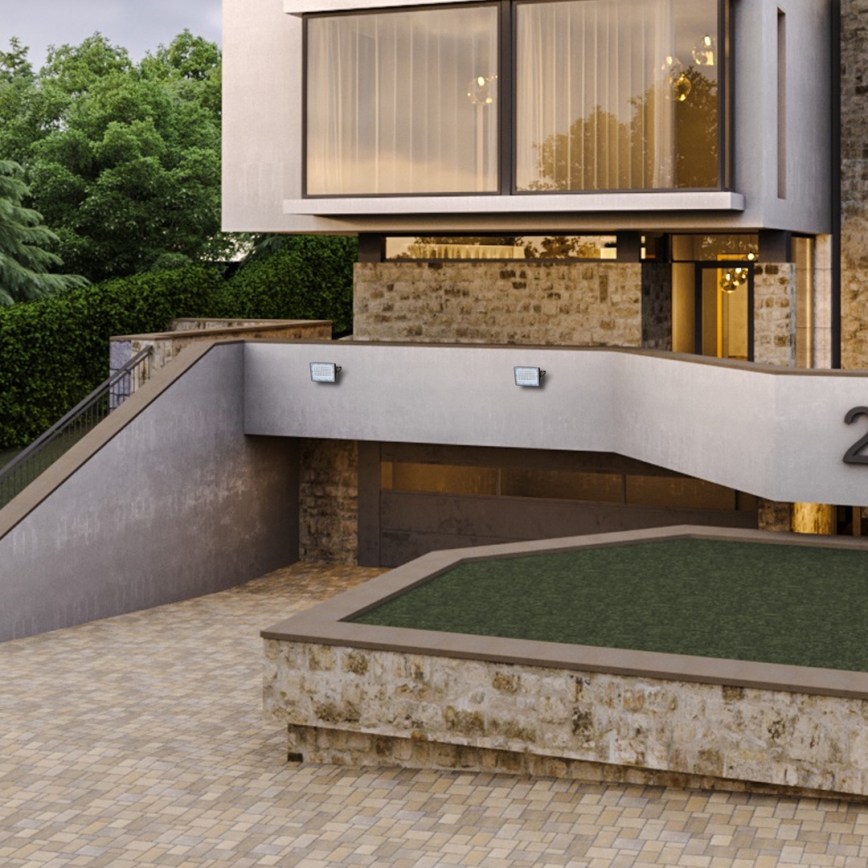 LED Reflektor napelemes panellel FOCUS 60W/10000 mAh 3,2V 6000K IP65 + távirányító