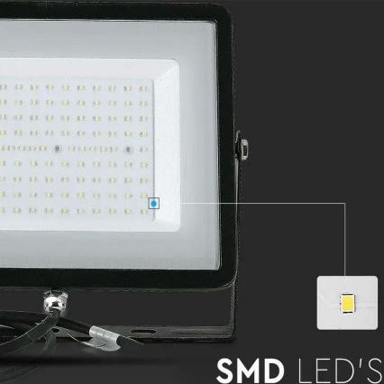 LED Reflektor SAMSUNG CHIP LED/100W/230V 3000K IP65 fekete
