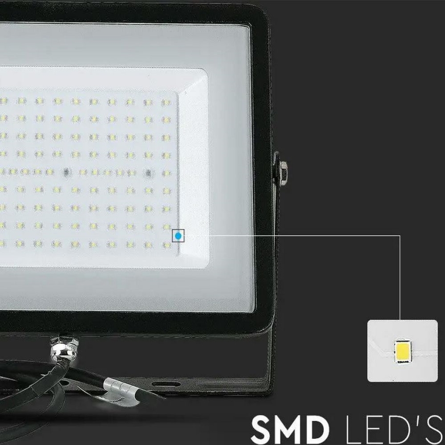 LED Reflektor SAMSUNG CHIP LED/100W/230V 3000K IP65 fekete