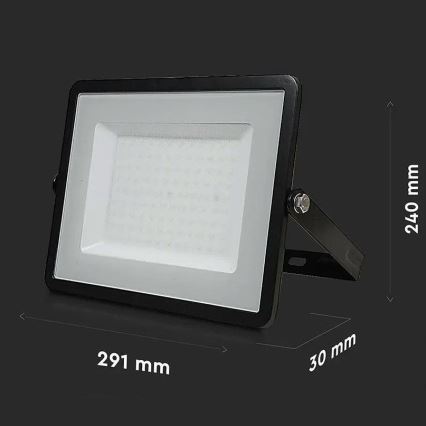 LED Reflektor SAMSUNG CHIP LED/100W/230V 3000K IP65 fekete