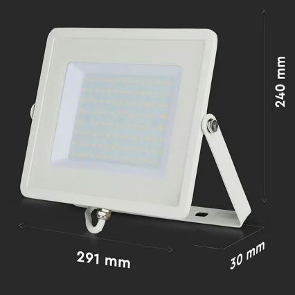 LED Reflektor SAMSUNG CHIP LED/100W/230V 4000K IP65 fehér