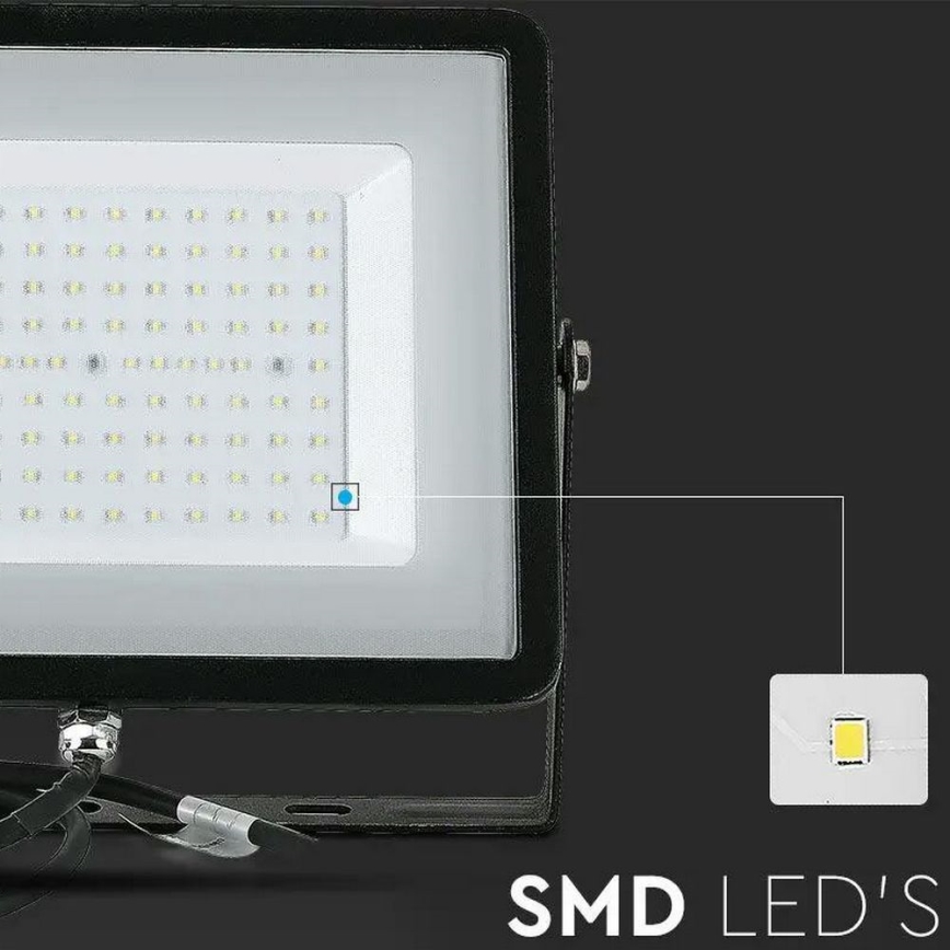 LED Reflektor SAMSUNG CHIP LED/100W/230V 6500K IP65 fekete