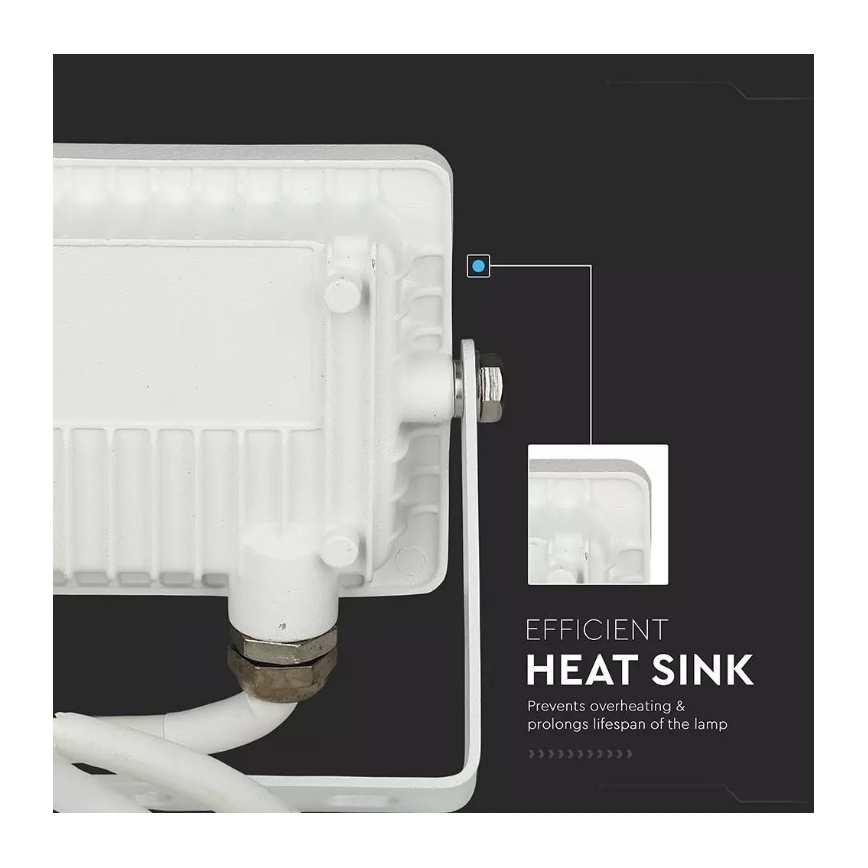 LED Reflektor SAMSUNG CHIP LED/10W/230V IP65 6400K fehér