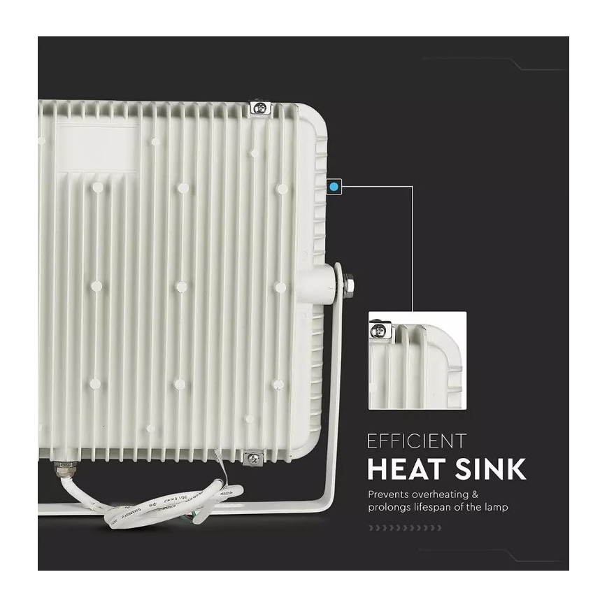 LED Reflektor SAMSUNG CHIP LED/150W/230V 3000K IP65 fehér