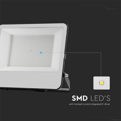 LED Reflektor SAMSUNG CHIP LED/200W/230V 6500K IP65 fekete