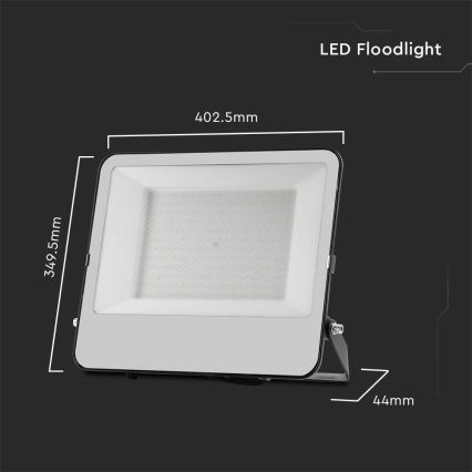 LED Reflektor SAMSUNG CHIP LED/200W/230V 6500K IP65 fekete
