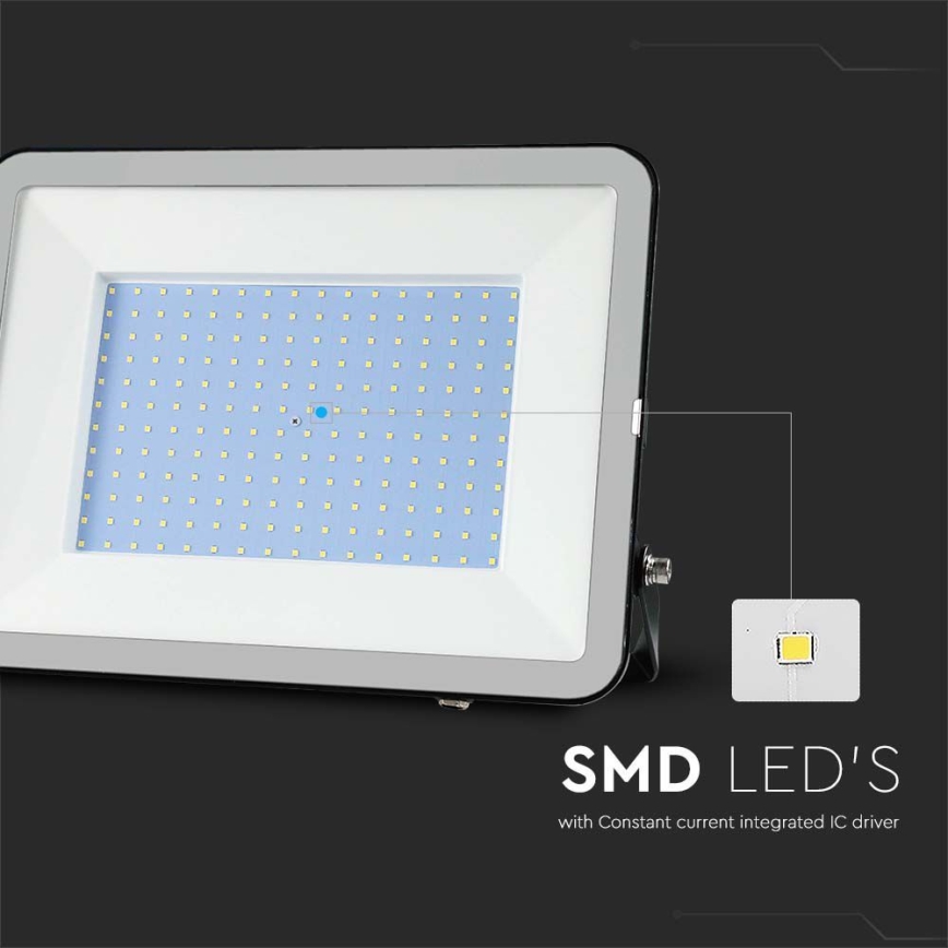 LED Reflektor SAMSUNG CHIP LED/300W/230V 4000K IP65 fekete
