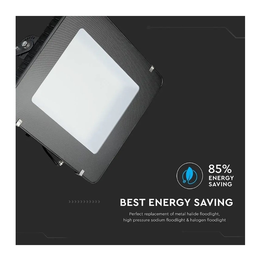 LED Reflektor SAMSUNG CHIP LED/400W/230V IP65 6400K fekete