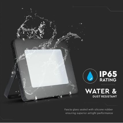 LED Reflektor SAMSUNG CHIP LED/400W/230V IP65 6400K fekete