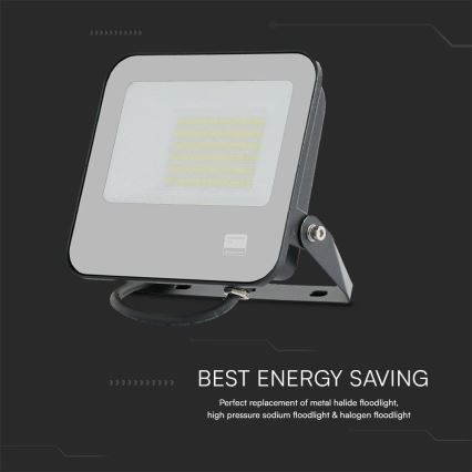 LED Reflektor SAMSUNG CHIP LED/50W/230V 4000K IP65 fekete