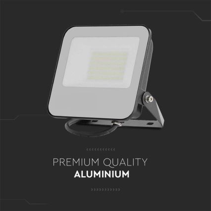 LED Reflektor SAMSUNG CHIP LED/50W/230V 4000K IP65 fekete