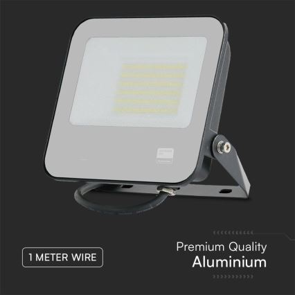 LED Reflektor SAMSUNG CHIP LED/50W/230V 6500K IP65 fekete
