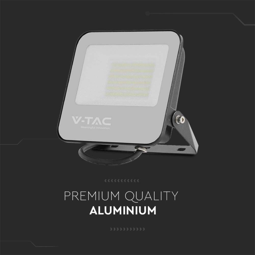 LED Reflektor SAMSUNG CHIP LED/50W/230V 6500K IP65 fekete