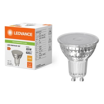 LED reflektoros izzó PAR16 GU10/6,9W/230V 2700K 120° - Ledvance