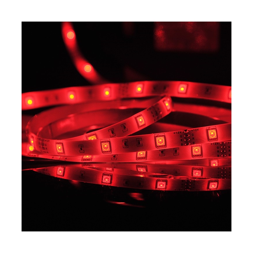 LED RGB Dimmeres szalag 5m LED/18W/12V IP20 + távirányító