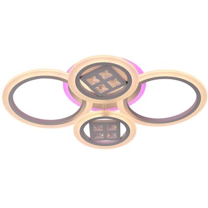 LED RGB állítható fényerejű mennyezeti lámpa LED/50W/230V 3000-6500K + távirányító