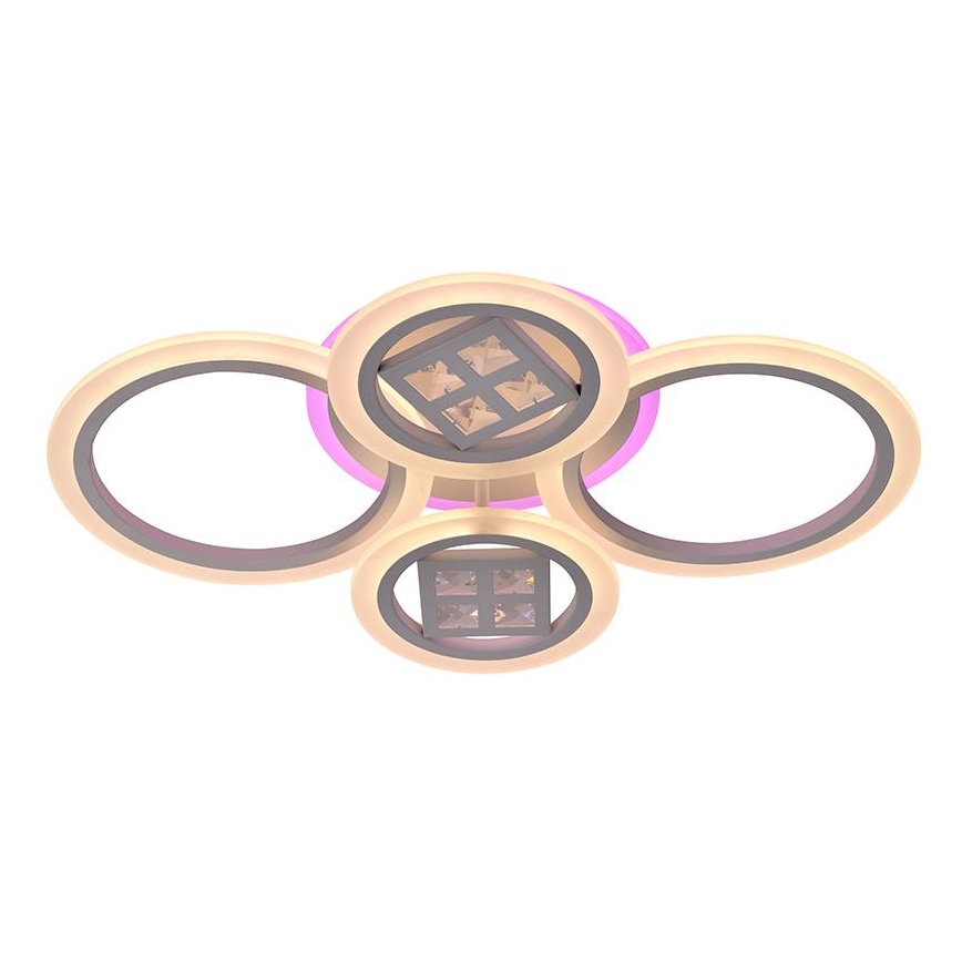 LED RGB állítható fényerejű mennyezeti lámpa LED/50W/230V 3000-6500K + távirányító