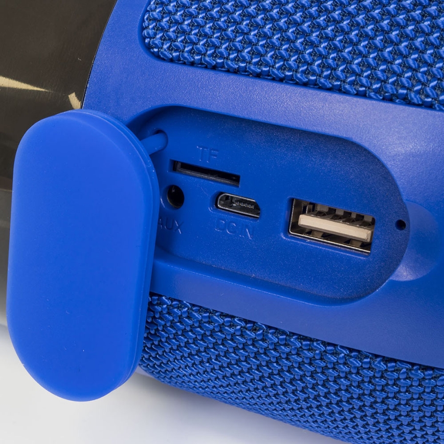 LED RGB Asztali lámpa hangszóróval 2xLED/3W/5V 1800 mAh