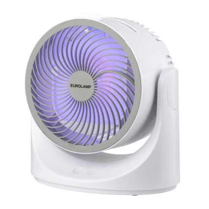 LED RGB asztali ventilátor 10 W/5 V, átm. 18,5 cm