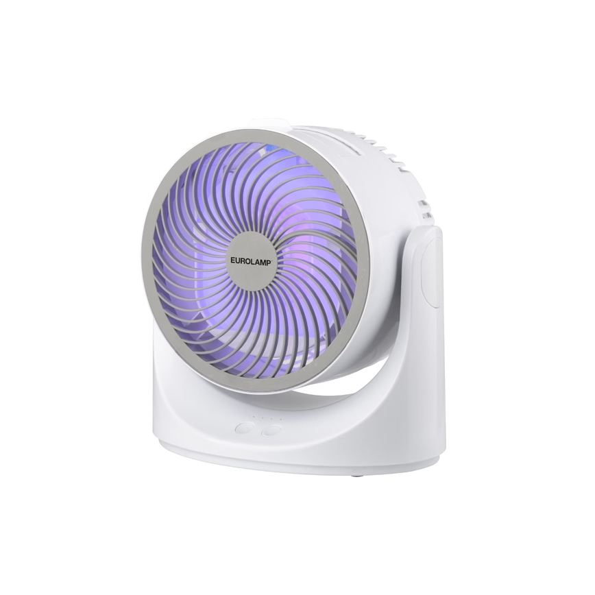 LED RGB asztali ventilátor 10 W/5 V, átm. 18,5 cm